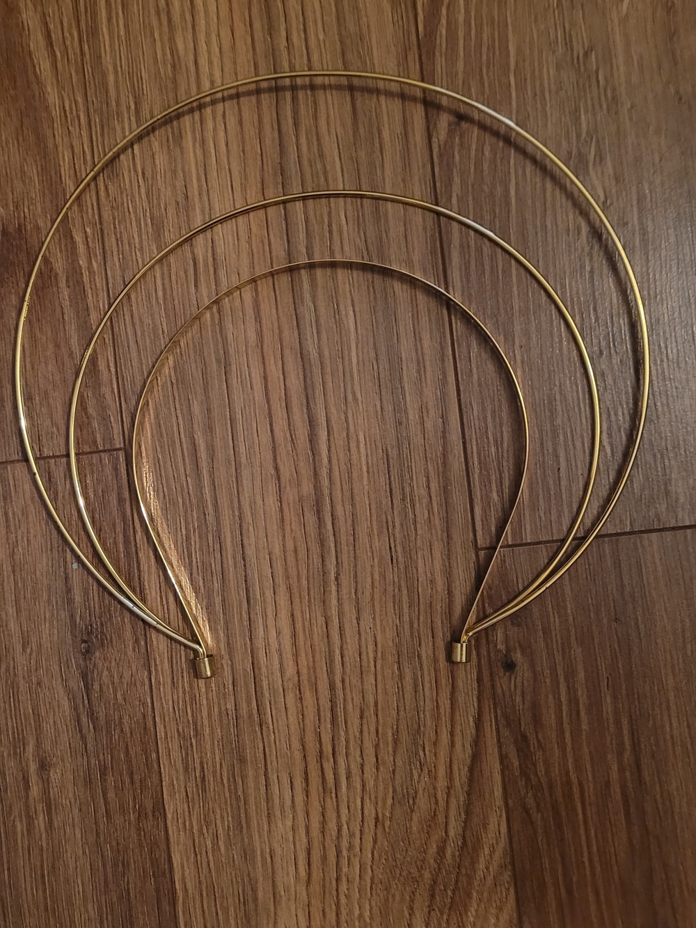 Gold Triple Wire Headband